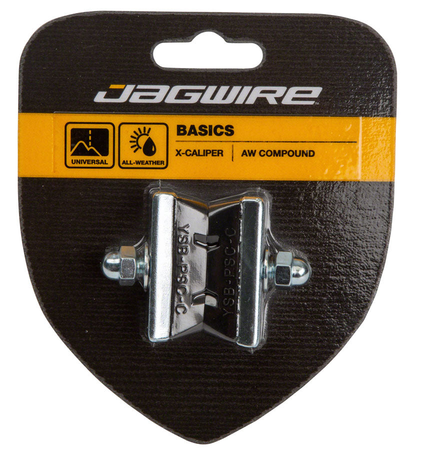 Jagwire Basics X-Caliper Brake Pads - Threaded Black Pair-Goodwynn&#39;sGoodwynn&#39;s