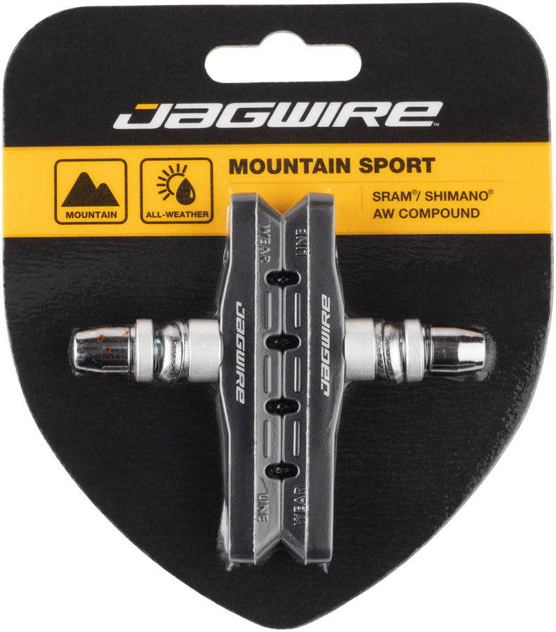 Jagwire Mountain Sport Brake Pads Threaded Post Black