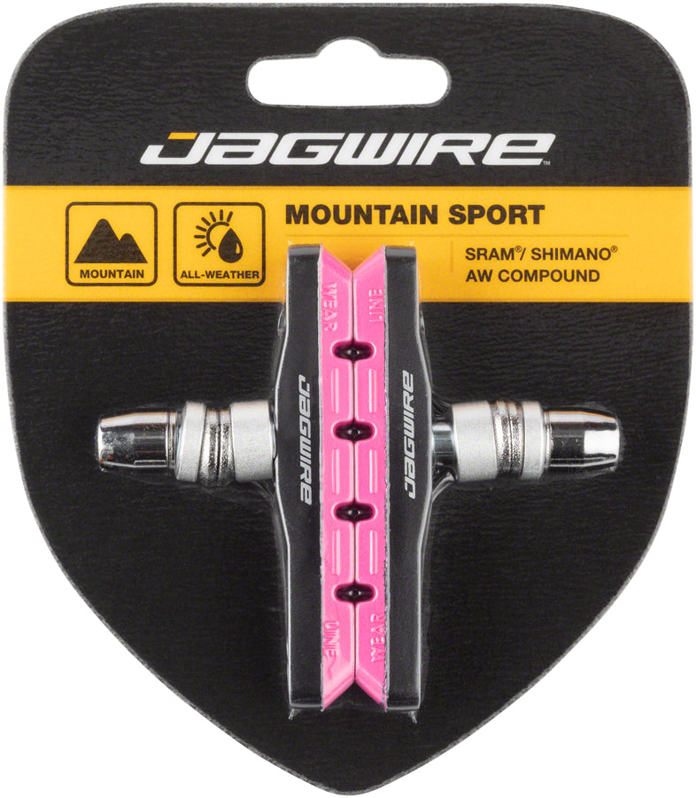 Jagwire Mountain Sport Brake Pads Threaded Post Pink-Goodwynn&#39;sGoodwynn&#39;s