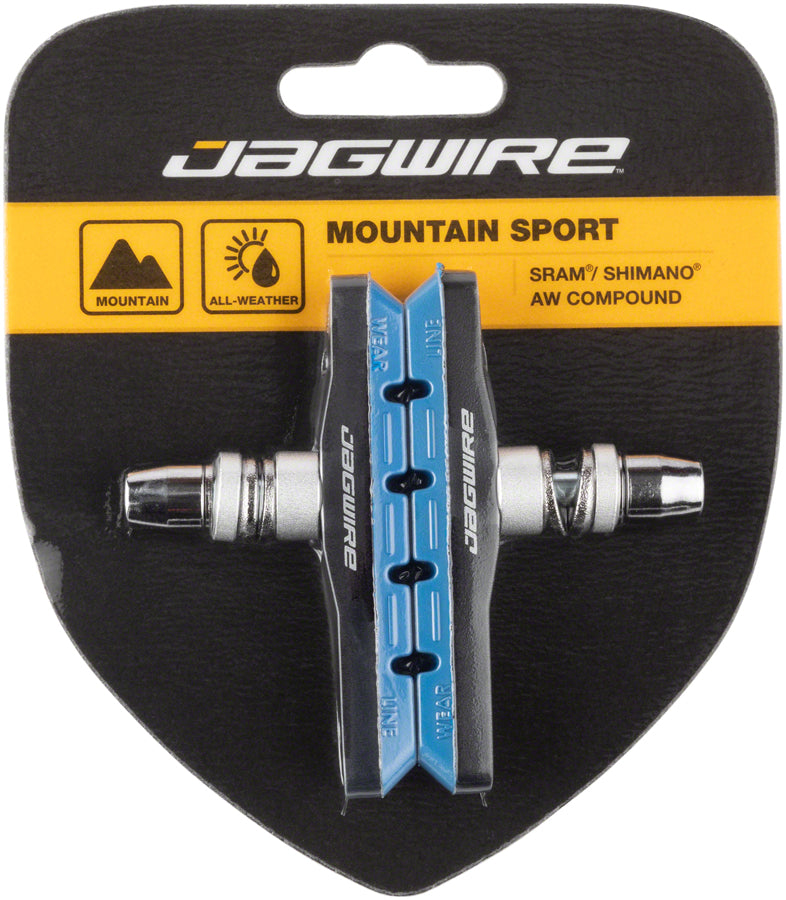 Jagwire Mountain Sport Brake Pads Threaded Post Blue-Goodwynn&#39;sGoodwynn&#39;s