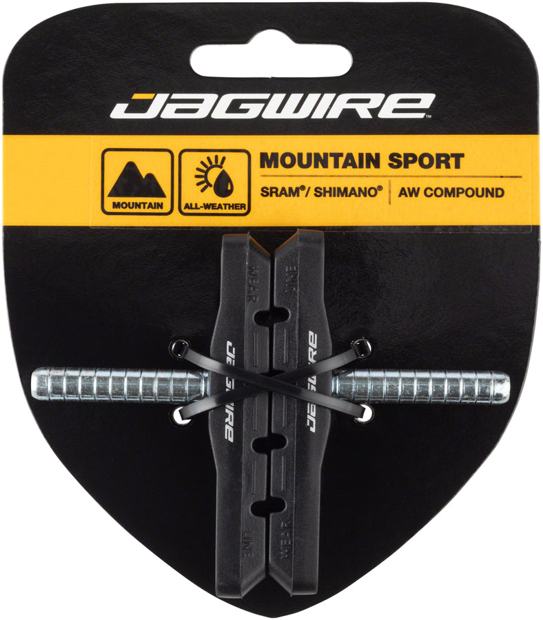 Jagwire Mountain Sport Brake Pads Smooth Post Black-Goodwynn&#39;sGoodwynn&#39;s