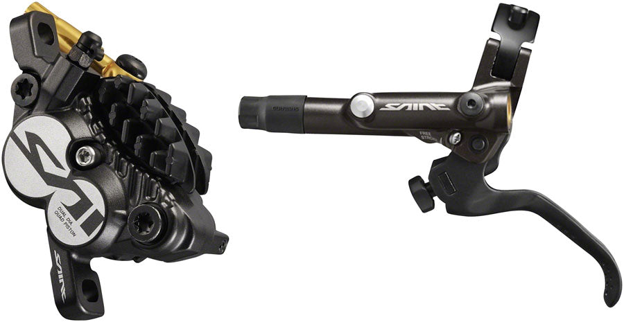 Shimano Saint BL-M820-B/BR-M820 Disc Brake Lever - Front Hydraulic Post Mount Finned Metal Pads BLK-Goodwynn&#39;sGoodwynn&#39;s