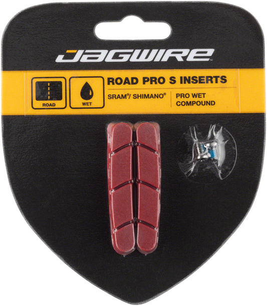 Jagwire Road Pro S Brake Pad Inserts for Wet Conditions SRAM/Shimano Red-Goodwynn's