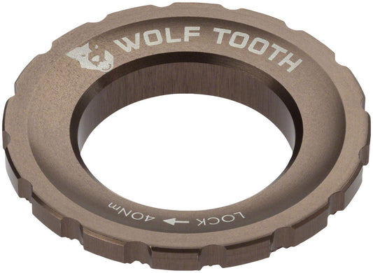 Wolf Tooth CenterLock Rotor Lockring - External Splined Espresso-Goodwynn's