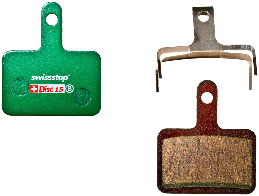 SwissStop Disc C Disc Brake Pad Set - Disc 15 For ShimanoDeore/Alivio/Acera 2-Piston Calipers