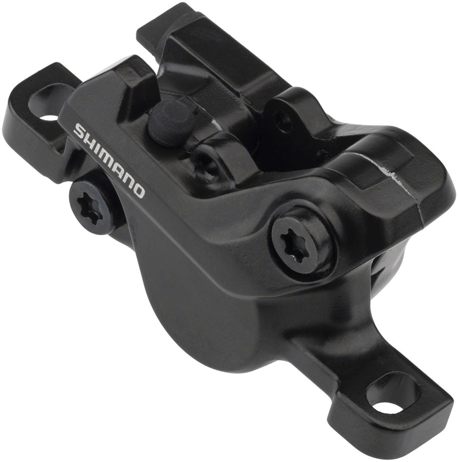 Shimano BR-MT500 Disc Brake Caliper - 2-piston Post Mount Resin Pads Front Rear BLK