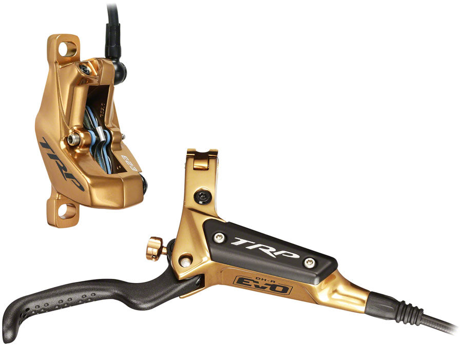 TRP DH-R EVO HD-M846 Disc Brake and Lever - Rear Hydraulic Post Mount Gold-Goodwynn&#39;sGoodwynn&#39;s