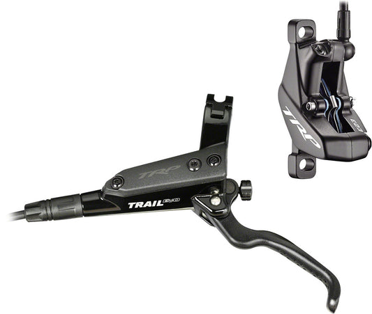 TRP Trail EVO Disc Brake and Lever - Rear Hydraulic Post Mount Black-Goodwynn's