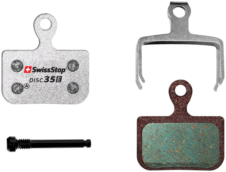 SwissStop Disc 35 E Disc Brake Pads Shape: SRAM Level/2 Piece Road Organic Pair