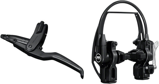 Magura HS11 Linear Pull Brake and Lever - Front or Rear 4-Finger Lever Black-Goodwynn's