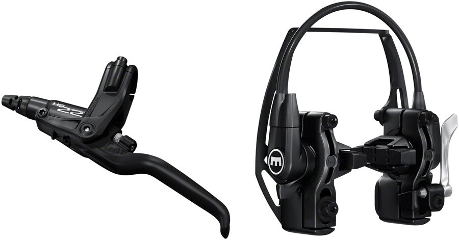 Magura HS22 Linear Pull Brake Lever - Front Rear 3-Finger Lever Blade Easy Mount BLK