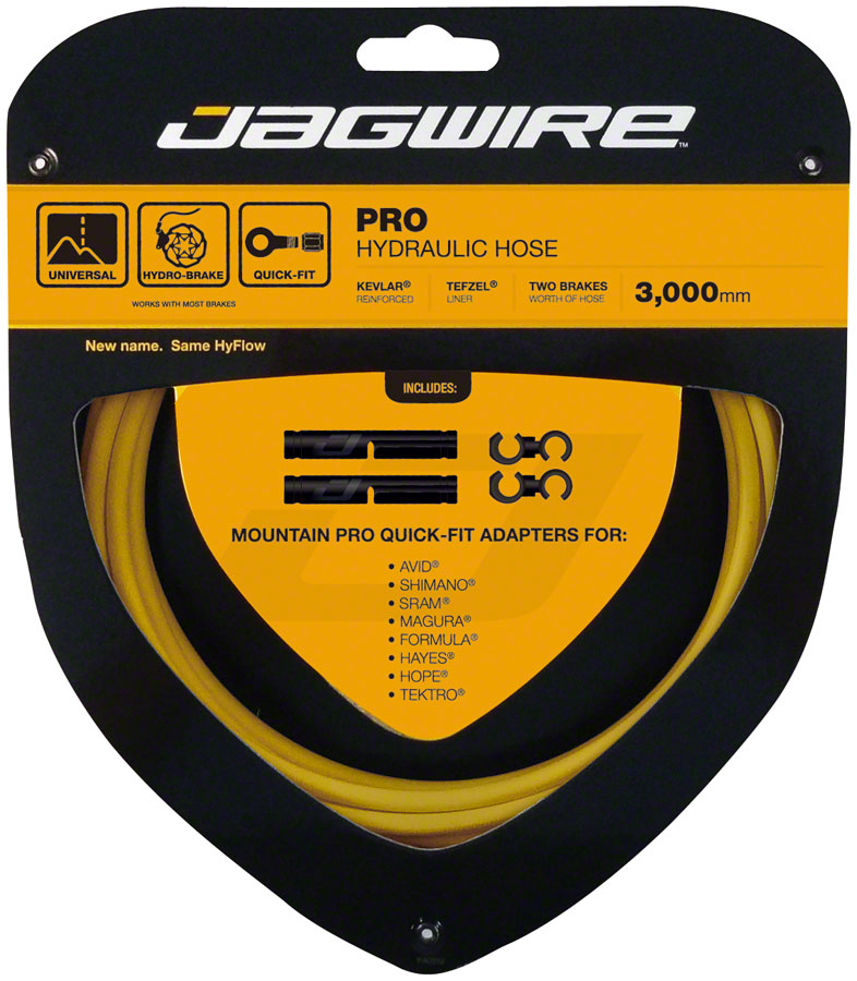 Jagwire Pro Hydraulic Disc Brake Hose Kit 3000mm Yellow-Goodwynn&#39;sGoodwynn&#39;s