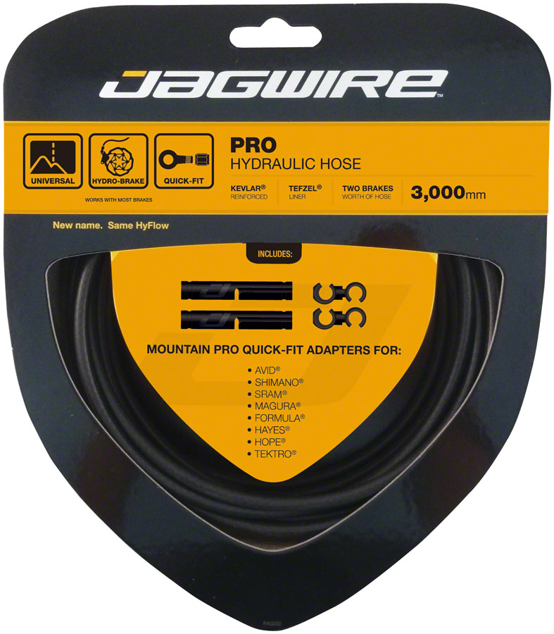 Jagwire Pro Hydraulic Disc Brake Hose Kit 3000mm Stealth Black-Goodwynn&#39;sGoodwynn&#39;s