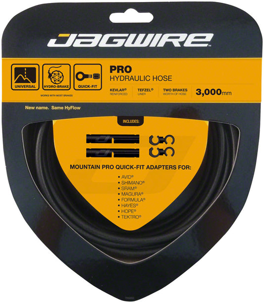 Jagwire Pro Hydraulic Disc Brake Hose Kit 3000mm Stealth Black-Goodwynn's