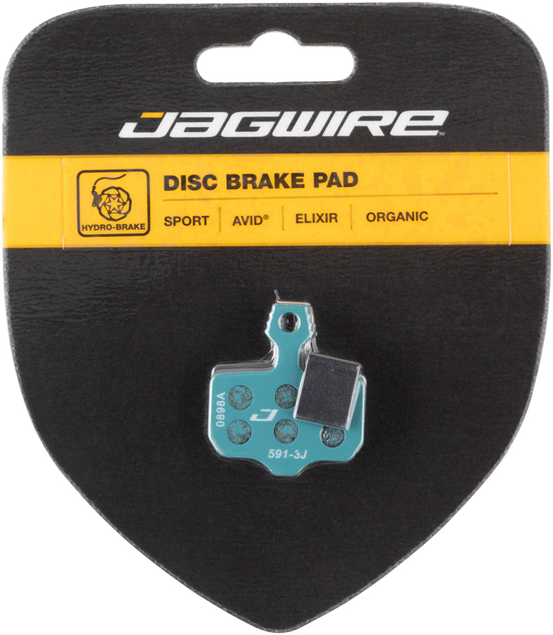 Jagwire Sport Organic Disc Brake Pads - For various SRAM Level Avid Elixir Models