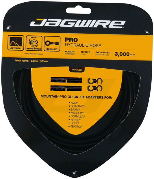 Jagwire Pro Hydraulic Disc Brake Hose Kit 3000mm Black-Goodwynn's