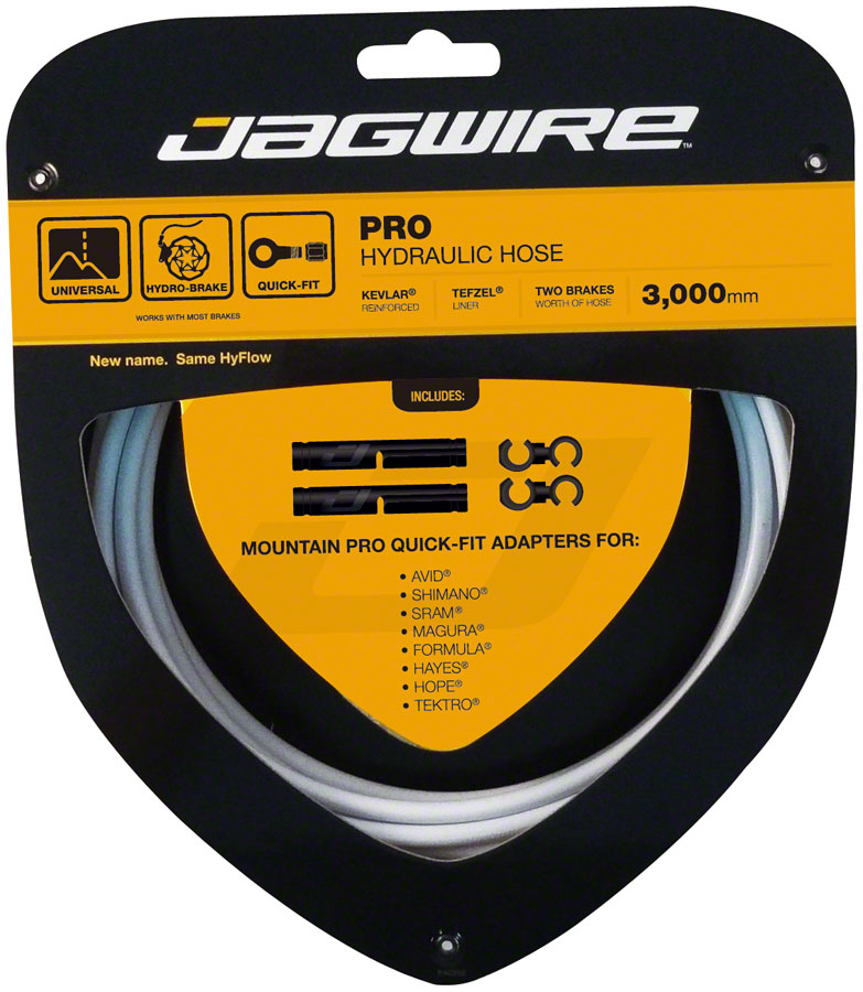 Jagwire Pro Hydraulic Disc Brake Hose Kit 3000mm White-Goodwynn&#39;sGoodwynn&#39;s