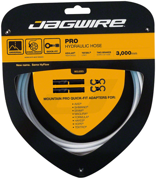 Jagwire Pro Hydraulic Disc Brake Hose Kit 3000mm White-Goodwynn's