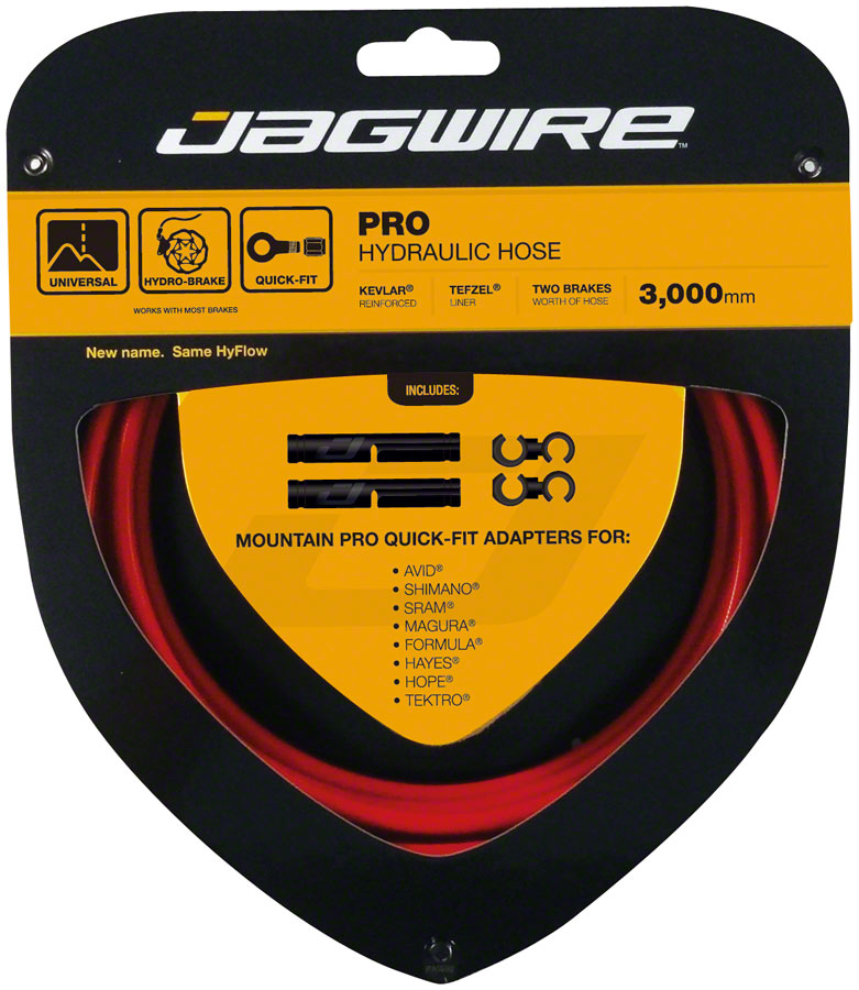 Jagwire Pro Hydraulic Disc Brake Hose Kit 3000mm Red