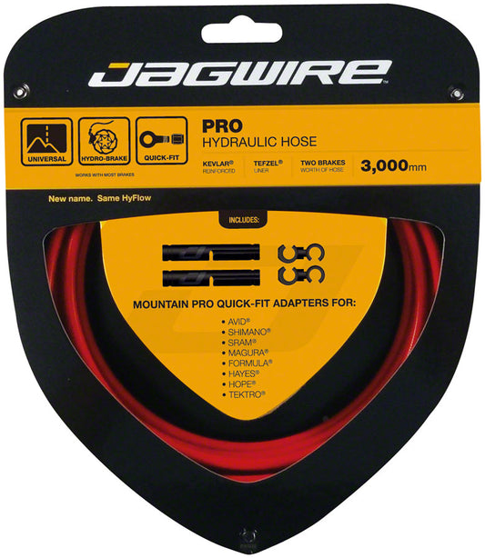 Jagwire Pro Hydraulic Disc Brake Hose Kit 3000mm Red-Goodwynn's