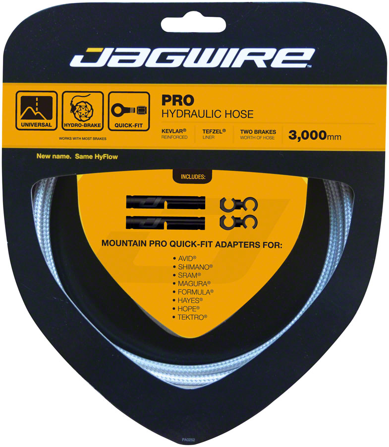 Jagwire Pro Hydraulic Disc Brake Hose Kit 3000mm Sterling Silver-Goodwynn&#39;sGoodwynn&#39;s