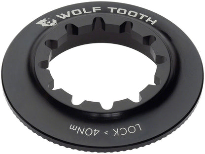 Wolf Tooth Centerlock Rotor Lockring - Internal Splined Black