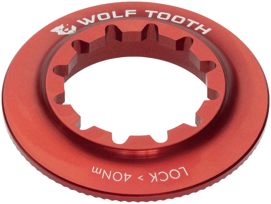 Wolf Tooth Centerlock Rotor Lockring - Internal Splined Red-Goodwynn&#39;sGoodwynn&#39;s