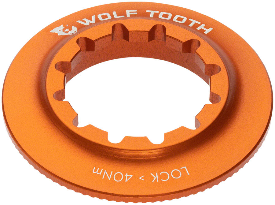 Wolf Tooth Centerlock Rotor Lockring - Internal Splined Orange-Goodwynn&#39;sGoodwynn&#39;s