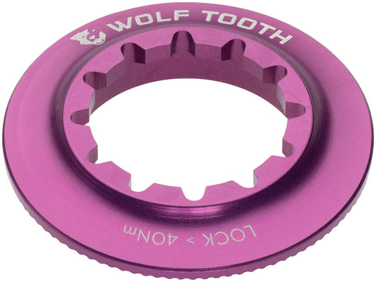 Wolf Tooth Centerlock Rotor Lockring - Internal Splined Purple-Goodwynn's