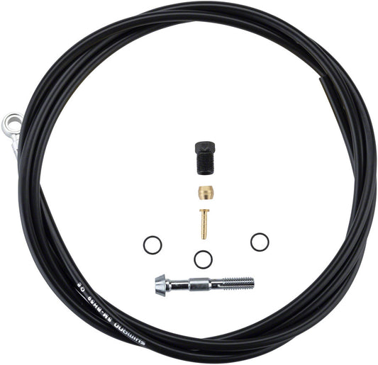 Shimano SM-BH59-SB Low Pressure Disc Brake Hose Kit - Normal Silver Banjo Caliper Connector 1700mm BLK-Goodwynn's