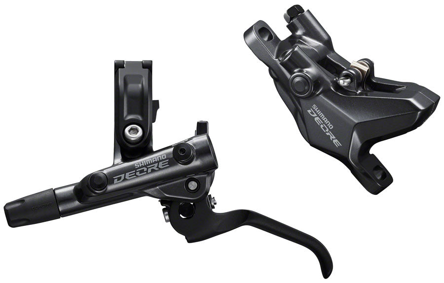 Shimano Deore BL-M6100/BR-M6100 Disc Brake Lever - Front Hydraulic Resin Pads Gray-Goodwynn&#39;sGoodwynn&#39;s