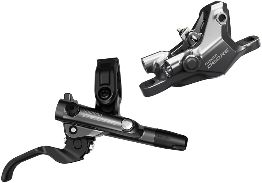 Shimano Deore BL-M6100/BR-M6100 Disc Brake Lever - Rear Hydraulic Resin Pads Gray-Goodwynn&#39;sGoodwynn&#39;s