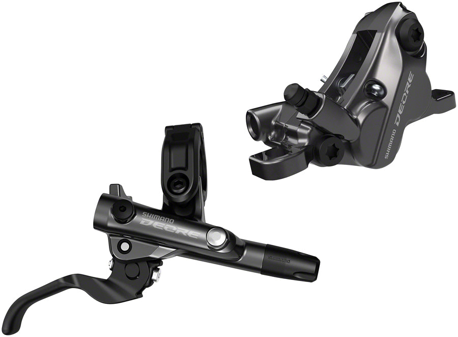 Shimano Deore BL-M6100/BR-M6120 Disc Brake Lever - Rear Hydraulic Resin Pads Gray-Goodwynn&#39;sGoodwynn&#39;s