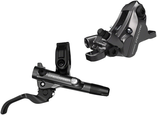 Shimano Deore BL-M6100/BR-M6120 Disc Brake Lever - Rear Hydraulic Resin Pads Gray-Goodwynn's