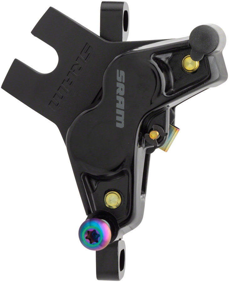 SRAM G2 Ultimate Disc Brake Caliper Assembly - Post Mount Gloss BLK Rainbow Hardware A2-Goodwynn&#39;sGoodwynn&#39;s