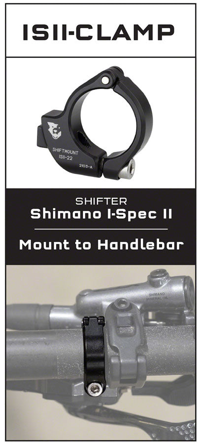 Wolf Tooth ShiftMount Clamp for I-spec II Shifters - 22.2mm-Goodwynn&#39;sGoodwynn&#39;s