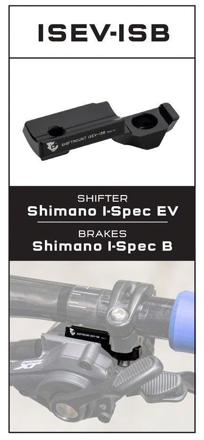 Wolf Tooth ShiftMount I-Spec-EV Shifter to I-Spec-AB Brake-Goodwynn&#39;sGoodwynn&#39;s