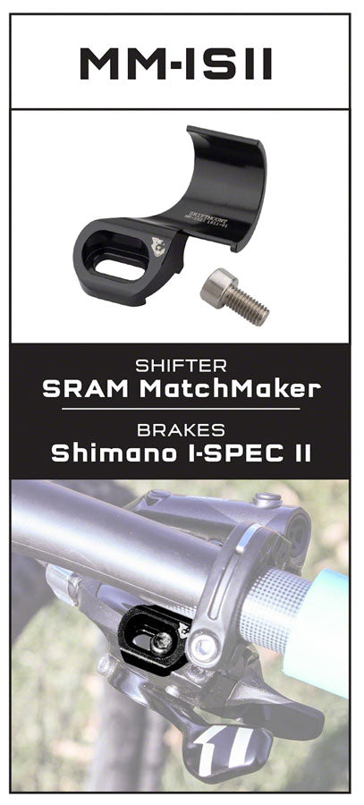 Wolf Tooth ShiftMount SRAM Matchmaker Shifter to I-Spec-II Brake-Goodwynn&#39;sGoodwynn&#39;s