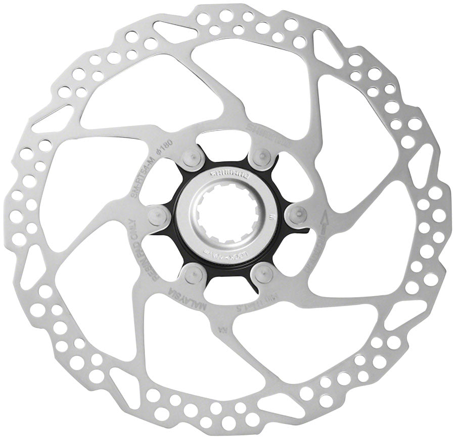 Shimano Deore SM-RT54-M Disc Brake Rotor - 180mm Center Lock For Resin Pads Only External Lockring Silver-Goodwynn&#39;sGoodwynn&#39;s