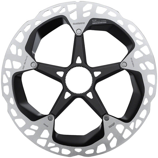 Shimano XTR RT-MT900-L Disc Brake Rotor - 203mm Center Lock Silver/Black-Goodwynn's