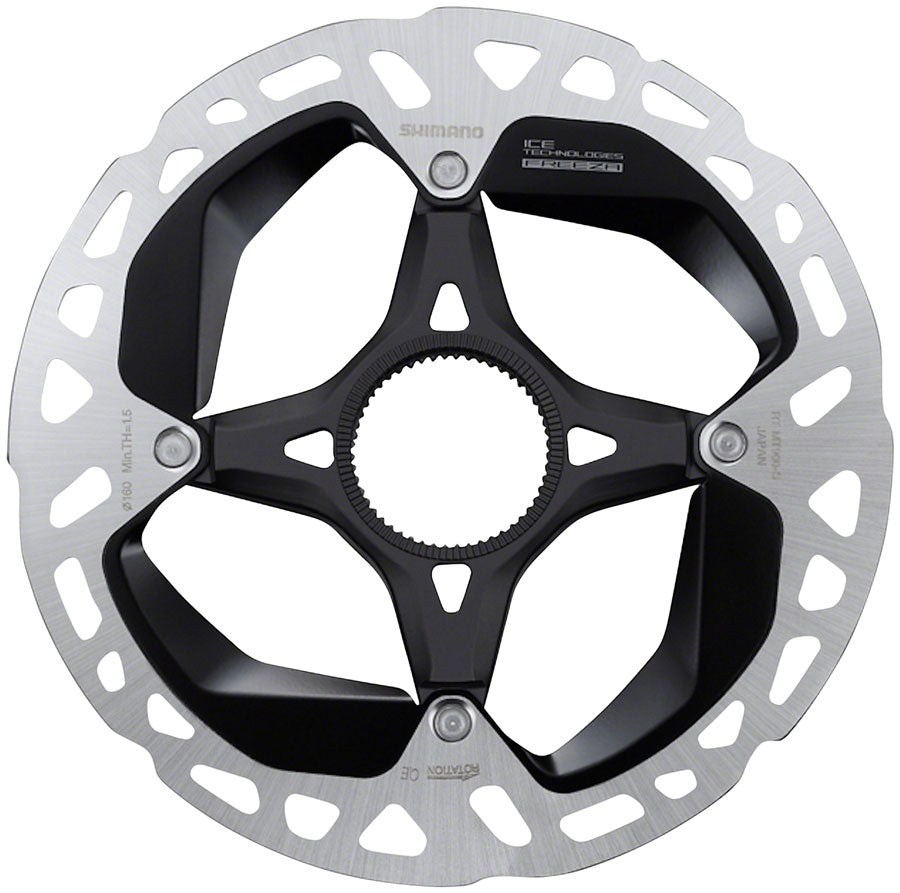 Shimano XTR RT-MT900-SE Disc Brake Rotor - 160mm Center Lock External Tooth Lock Ring Silver/BLK-Goodwynn&#39;sGoodwynn&#39;s