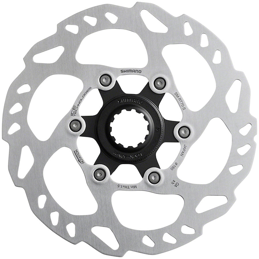 Shimano SLX SM-RT70-ME Disc Brake Rotor - 180mm Center Lock Silver