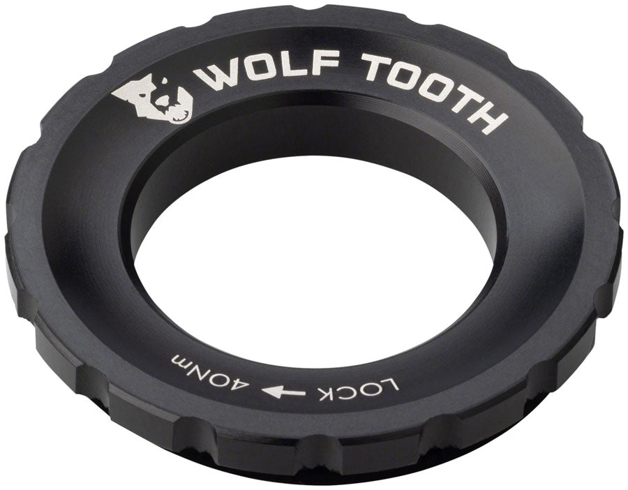 Wolf Tooth CenterLock Rotor Lockring - External Splined Black-Goodwynn&#39;sGoodwynn&#39;s