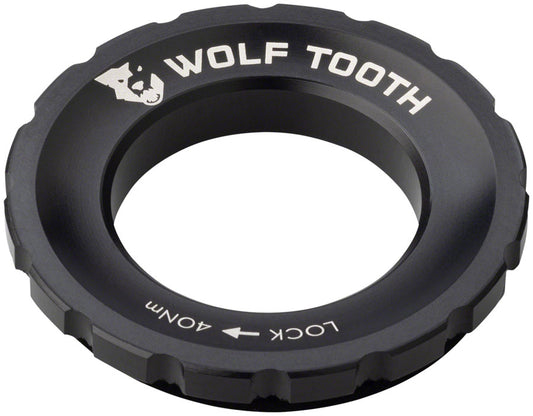 Wolf Tooth CenterLock Rotor Lockring - External Splined Black-Goodwynn's