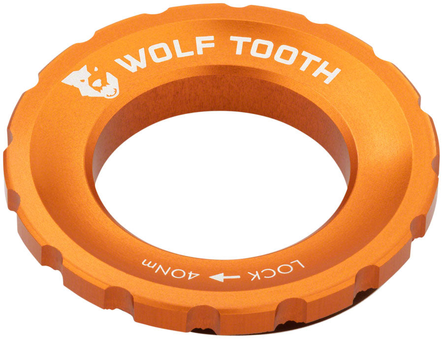 Wolf Tooth CenterLock Rotor Lockring - External Splined Orange-Goodwynn&#39;sGoodwynn&#39;s