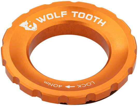 Wolf Tooth CenterLock Rotor Lockring - External Splined Orange-Goodwynn's