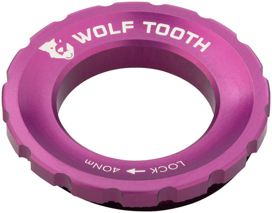 Wolf Tooth CenterLock Rotor Lockring - External Splined Purple-Goodwynn's