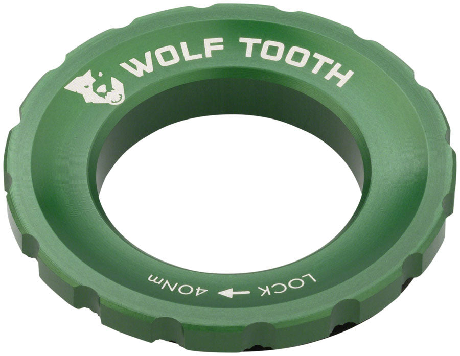 Wolf Tooth CenterLock Rotor Lockring - External Splined Green-Goodwynn&#39;sGoodwynn&#39;s