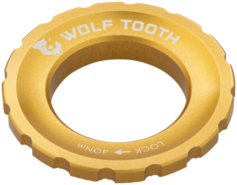 Wolf Tooth CenterLock Rotor Lockring - External Splined Gold-Goodwynn&#39;sGoodwynn&#39;s