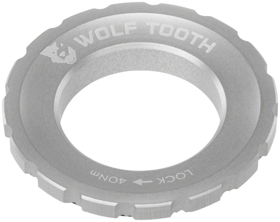 Wolf Tooth CenterLock Rotor Lockring - External Splined Silver-Goodwynn&#39;sGoodwynn&#39;s